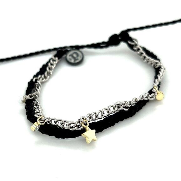 Pura Vida Jewelry - Pura Vida Pearl, Star & Circle Charm Bracelet